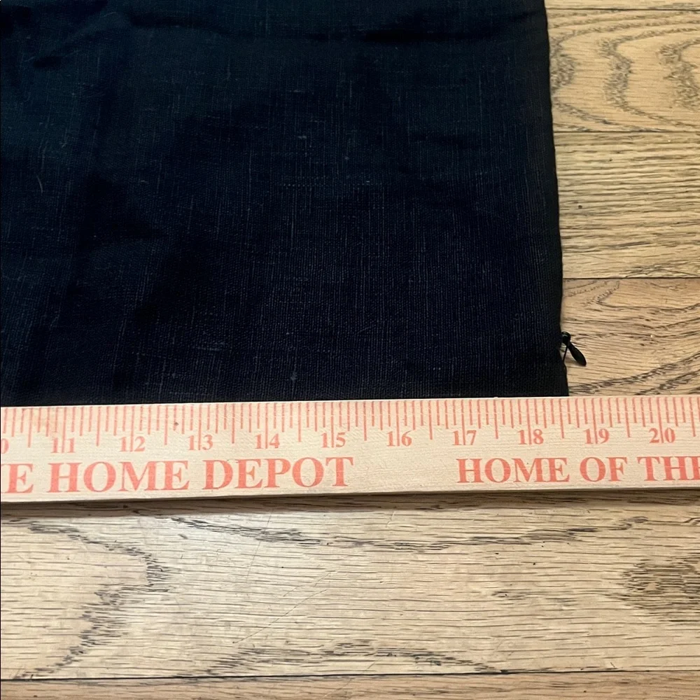 ELEISH VAN BREEMS HOME AXLINGS LINEN BLACK PILLOW SHAM‎